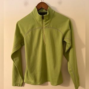 Salomon Pullover 1/4 Zip Up Green Size SP